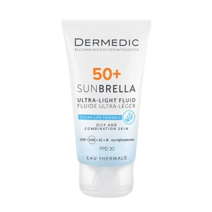 DERMEDIC Sunbrella fényvédő fluid SPF50+ zsíros/kombinált bőrre