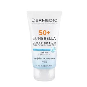 DERMEDIC Sunbrella fényvédő fluid SPF50+ száraz/normál bőrre