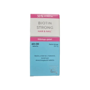 Vitabalans Biotin Strong Haj és köröm tabletta Lady - 60+30x