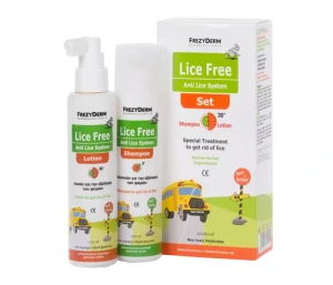 FrezyDerm csomag tetűírtó sampon és spray