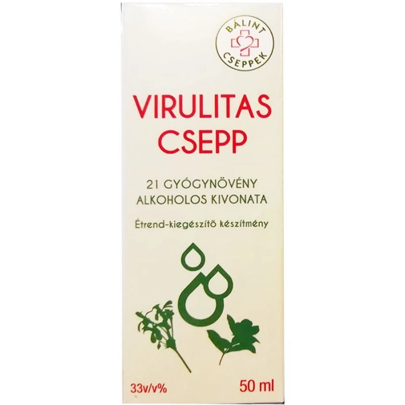Bálint Cseppek Virulitas alkoholos kivonat
