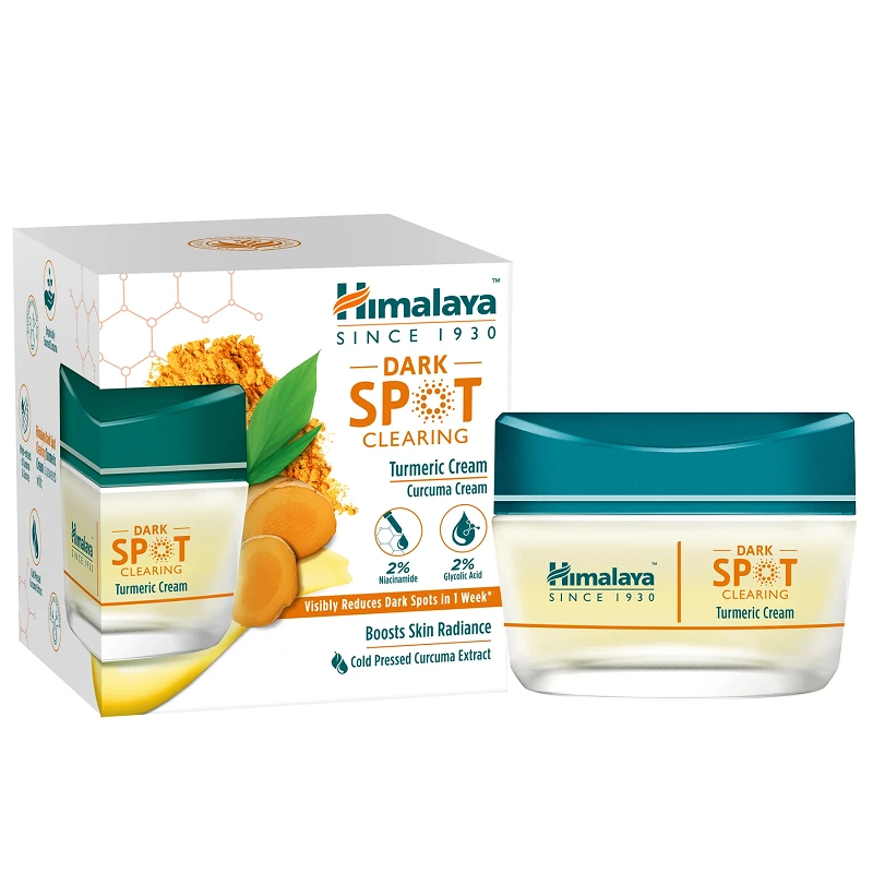 Himalaya Sötét foltok elleni tisztító arckrém kurkumával