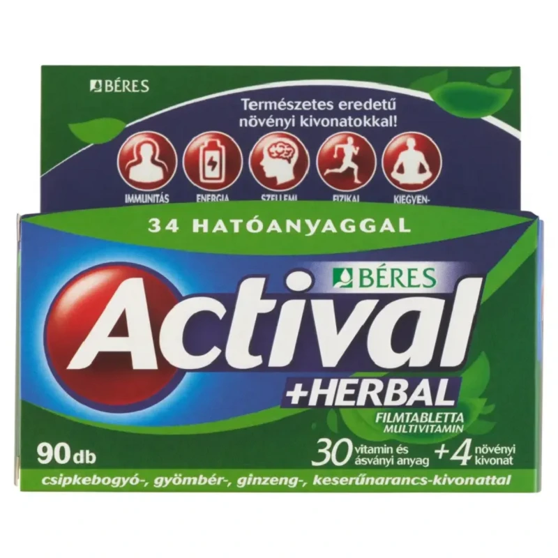 Béres Actival + Herbal filmtabletta