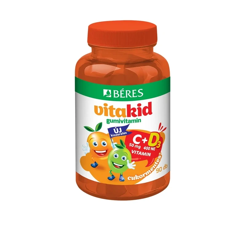 Béres Vitakid C+D3 gumivitamin gumitabletta