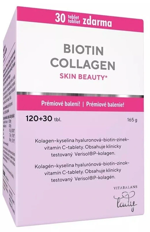 Biotin Collagen Skin Beauty tabletta - 120+30x