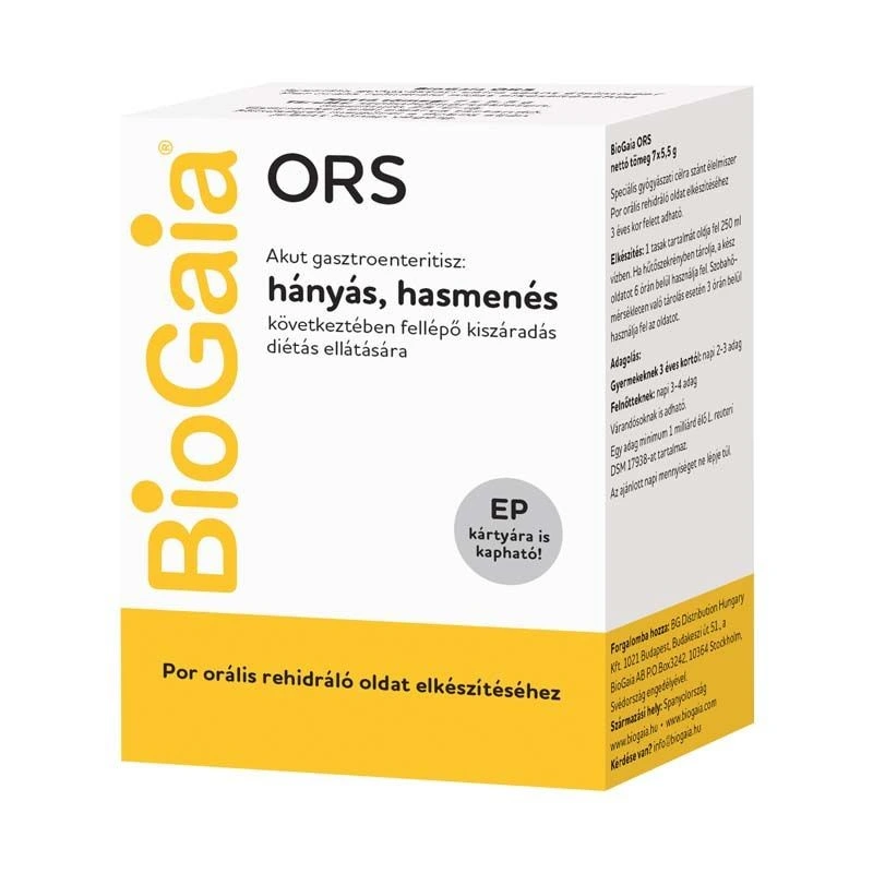 BioGaia ORS speciális élelmiszer por