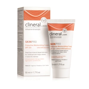 Clineral byAHAVA SKINPRO F50+ arckrém védő hidratáló