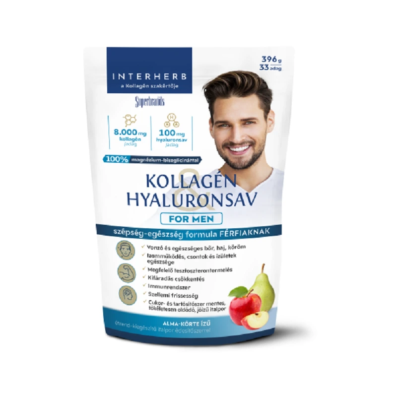 Interherb Kollagén&Hyaluronsav For Men alma/körte