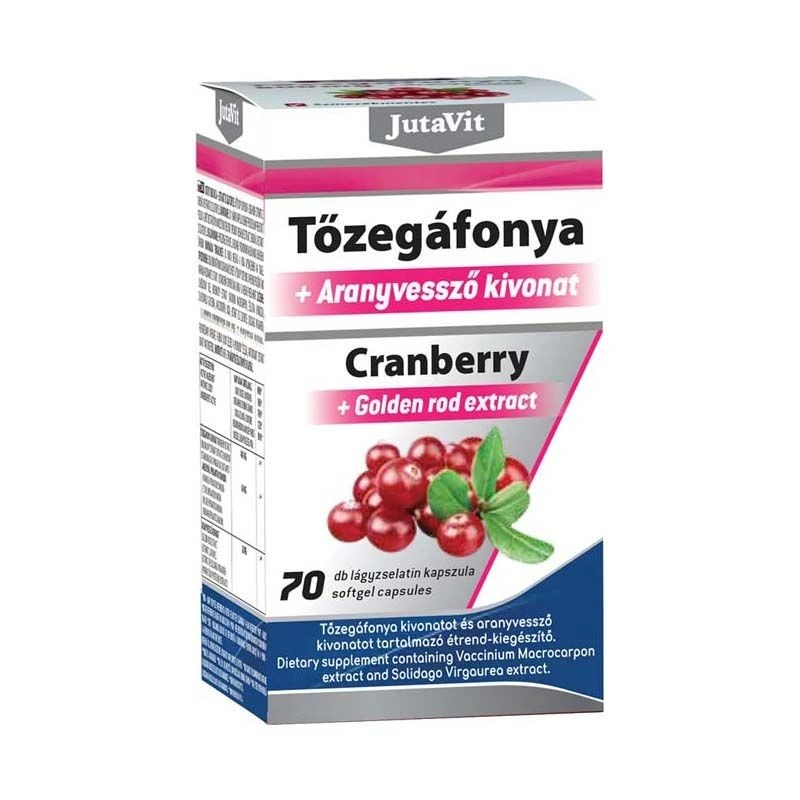 Jutavit Tőzegáfonya Aranyvessző kapszula