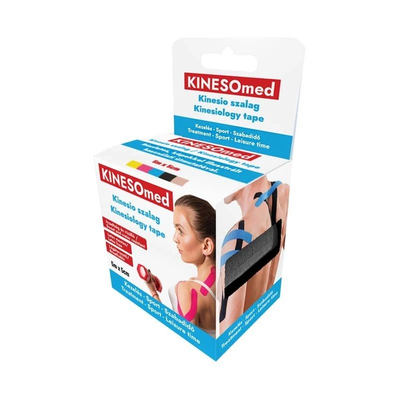 Kinesomed kinesio tape (szalag) 5cmx5m fekete