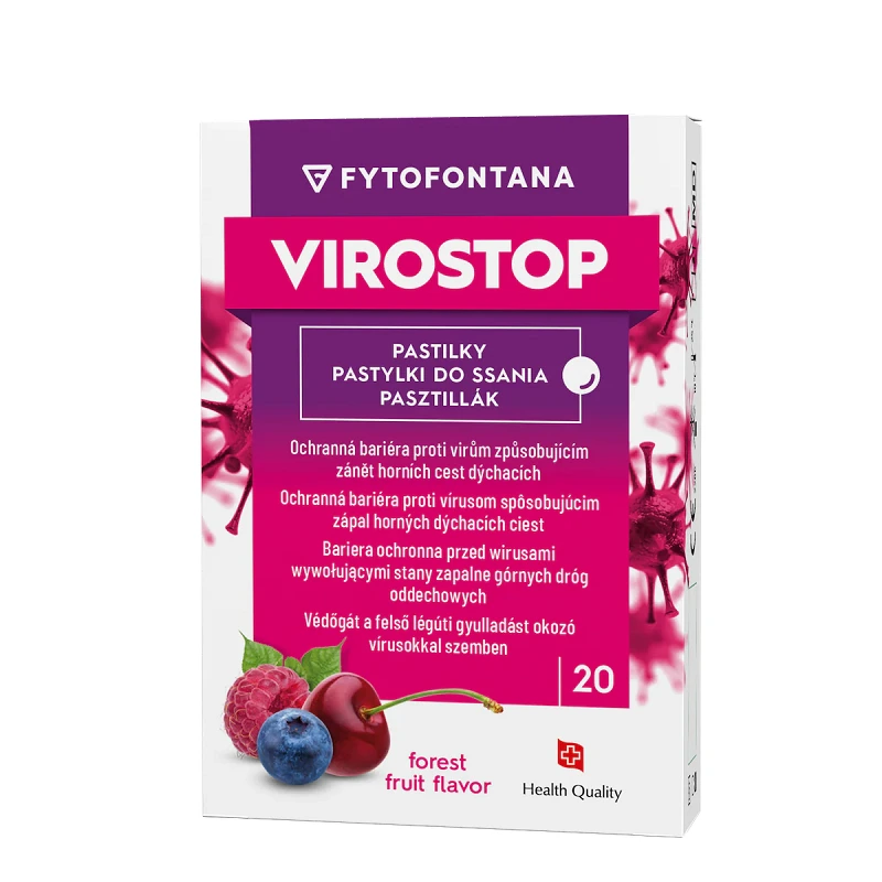Virostop Fytofontana pasztilla erdei gyümölcs