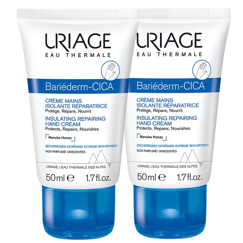 Uriage Bariéderm védő-regeneráló kézkrém DUOPACK