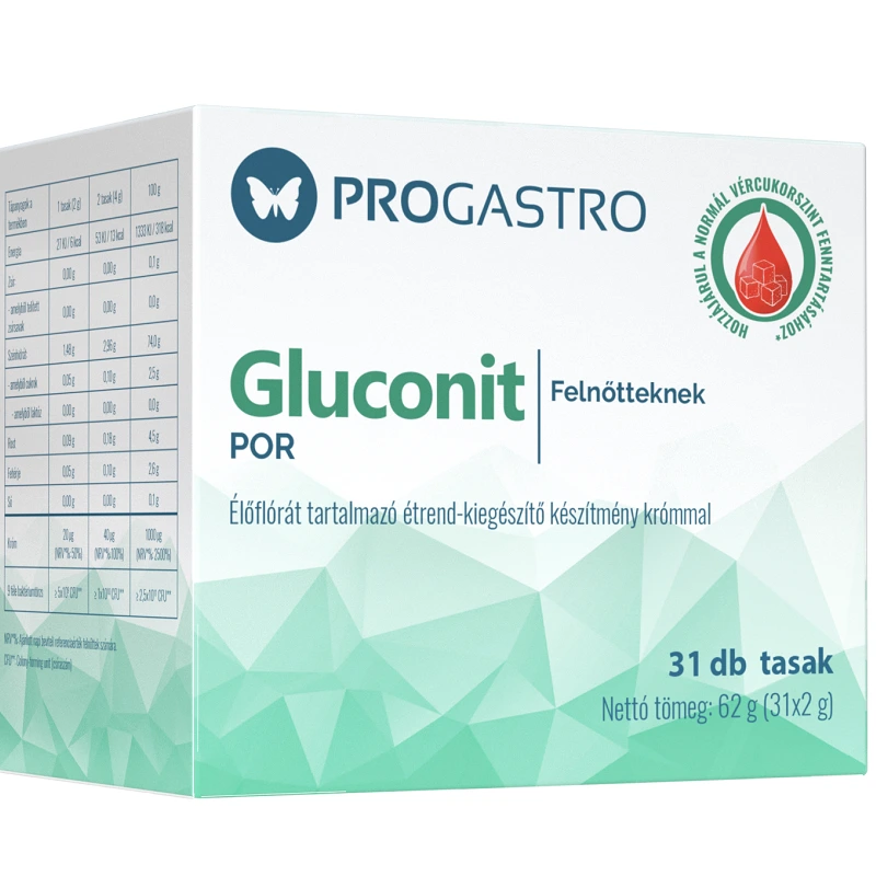 ProGastro Gluconit étrendkiegészítő por felnőtt