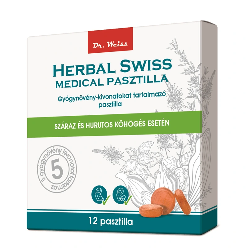 Herbal Swiss Medical pasztilla