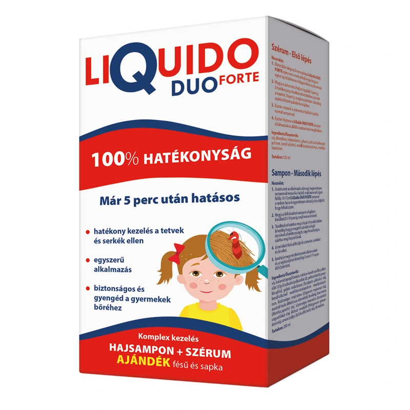 Liquido Duo Forte sampon és szérum fejtetű serkeir - 200+125ml