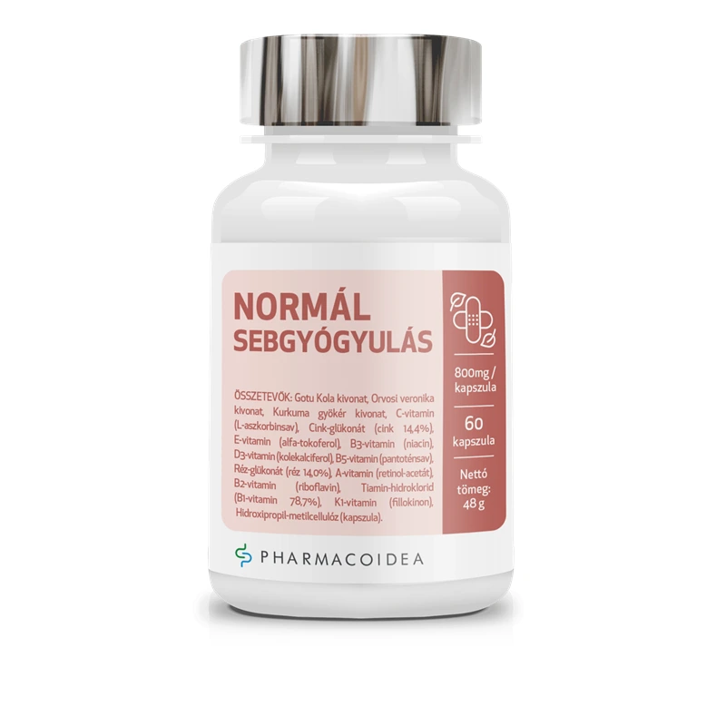 Pharmacoidea Normál Sebgyógyulás Extra kapszula