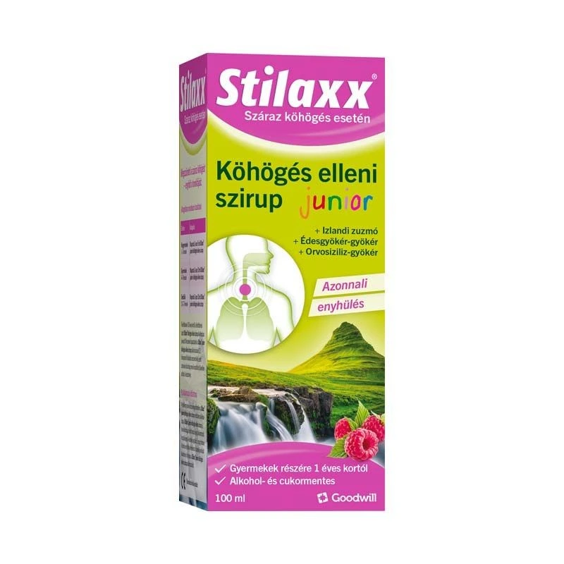 Stilaxx Junior szirup köhögés ellen