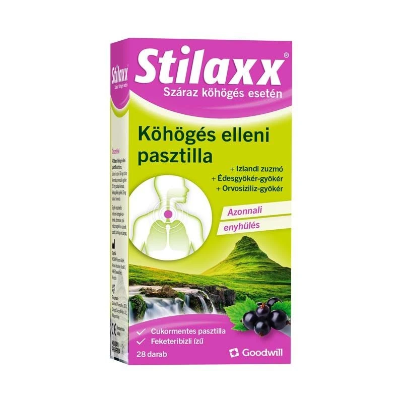Stilaxx pasztilla köhögés ellen