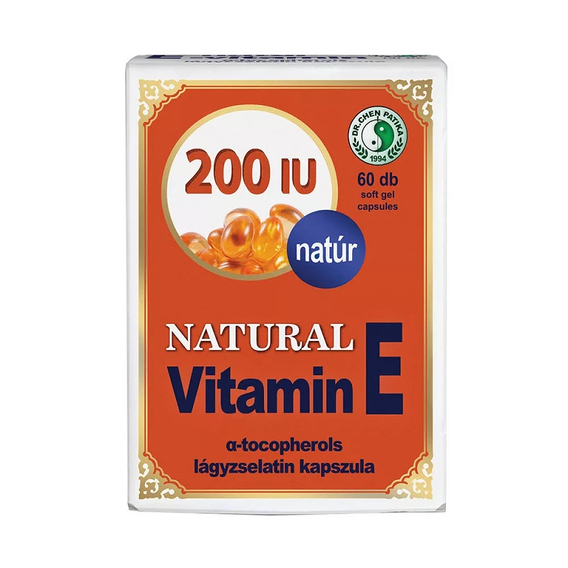 DR. CHEN Natúr E-vitamin 200mg lágykapszula