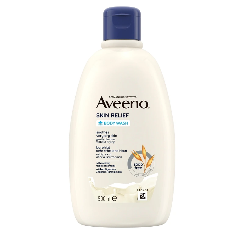 Aveeno Skin Relief hidratáló tusfürdő illatmentes