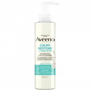 Aveeno Calm+ Restore arctisztító tápláló zabbal