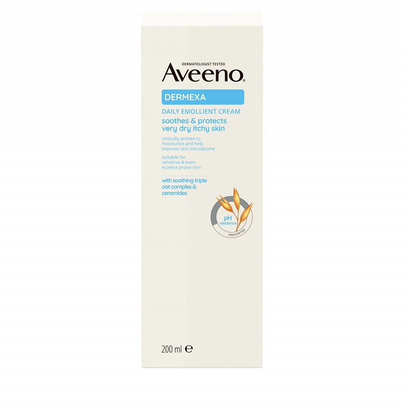 Aveeno Dermexa testápoló krém bőrpuhító illatmentes