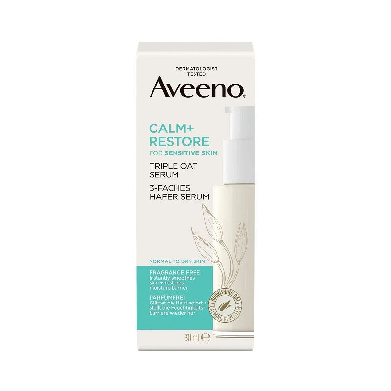 Aveeno Calm+ Restore Hármas zabkomplex szérum