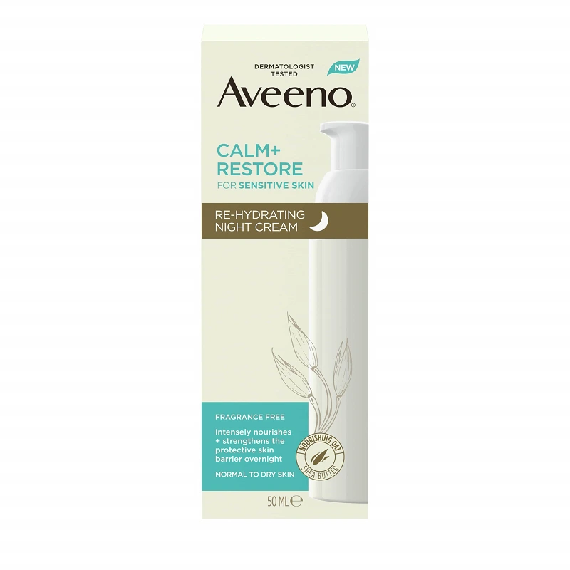 Aveeno Calm+ Restore arckrém hidratáló éjszakai