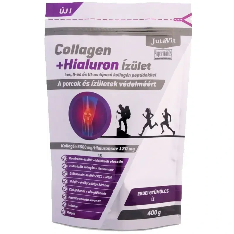 JutaVit Collagen+Hialuron Ízület por Erdei gyümölcs