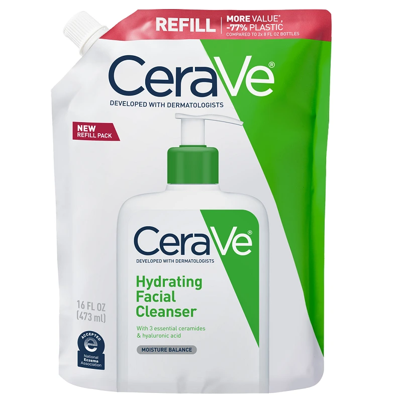 CeraVe hidratáló tisztító gél arcra, testre utántöltő