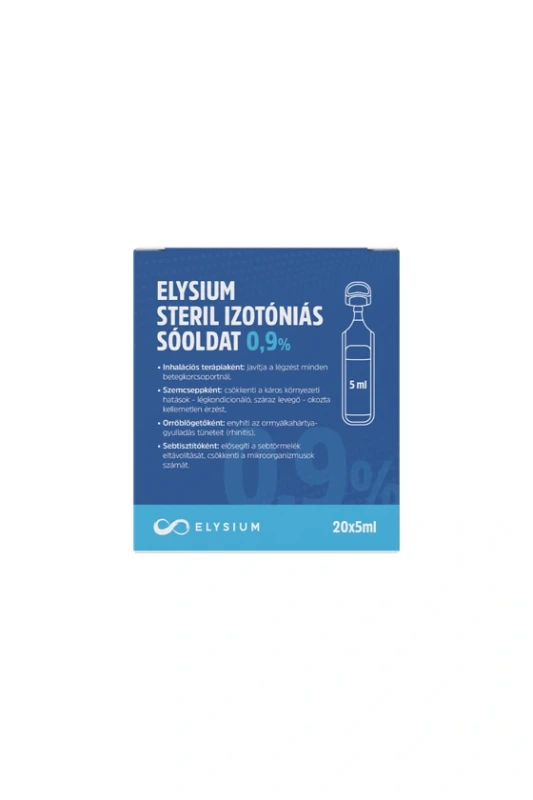 Elysium Steril Izotóniás Sóoldat - 0,9%