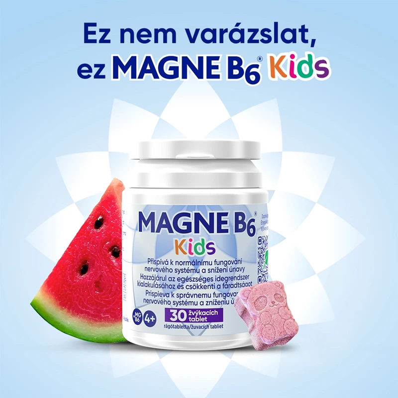 Magne B6 Kids étrendkiegészítő rágótabletta