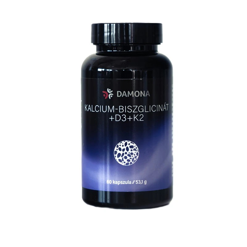Damona Kalcium-biszglicinát +D3 +K2 kapszula