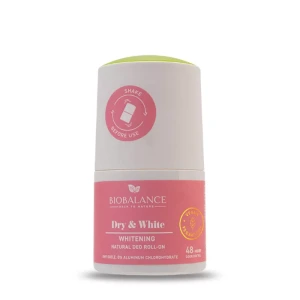 BioBalance Dry&White golyós dezodor fehérítő hatás