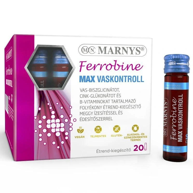 Marnys FerroBine Max ivóampulla meggy