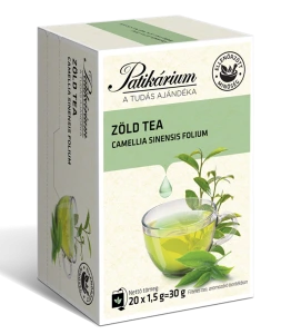 PATIKÁRIUM Zöld tea filteres