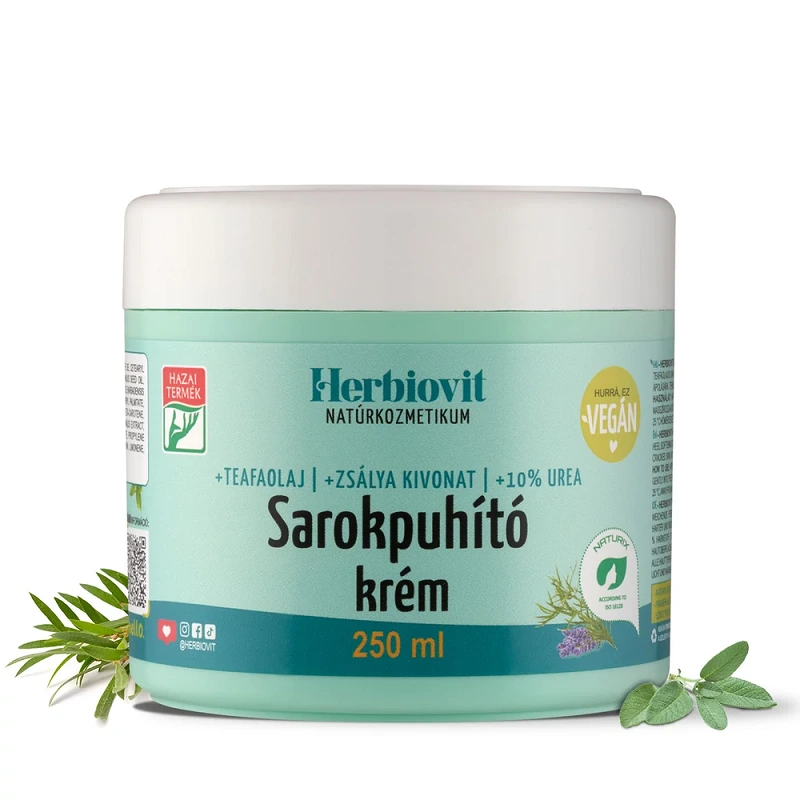 Herbiovit sarokpuhító krém Teafaolajos