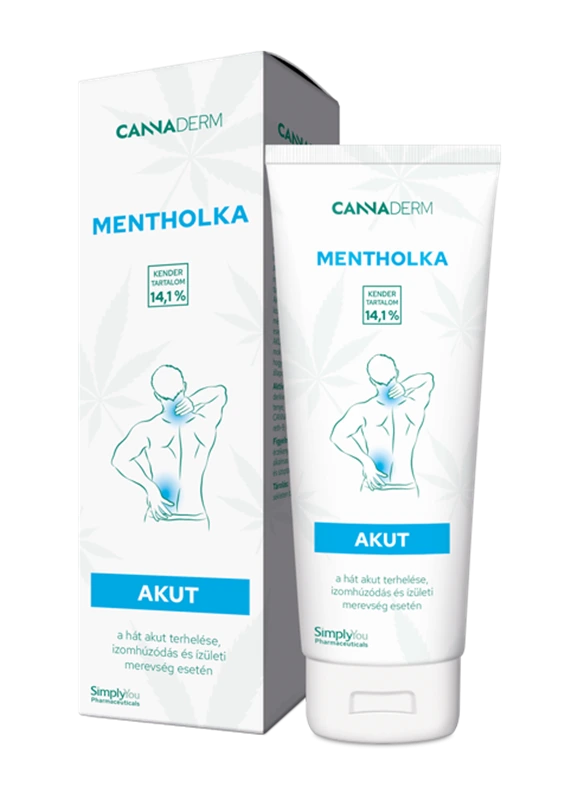 Cannaderm Mentholka AKUT hűsítő masszázskrém