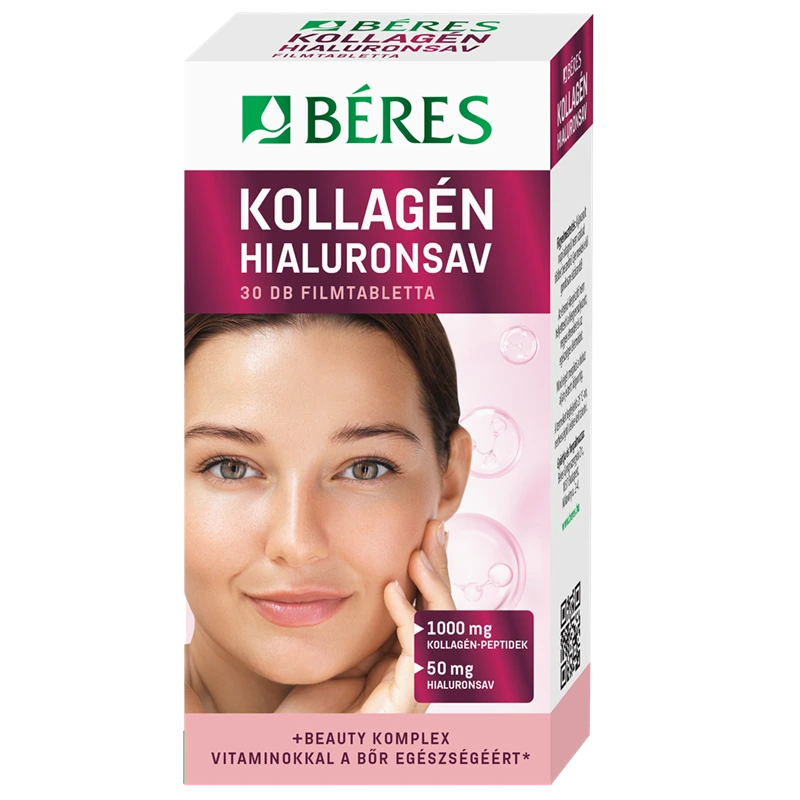 Béres Kollagén Hialuronsav filmtabletta