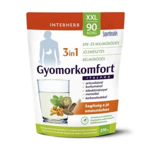 Interherb XXL 90 adag Gyomorkomfort 3in1 borsmenta ízű  italpor