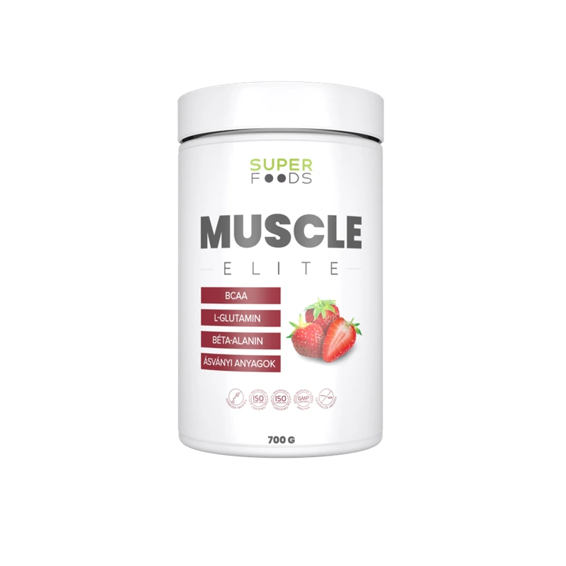 Superfoods MUSCLE Elite Epres izű izotóniás italpor
