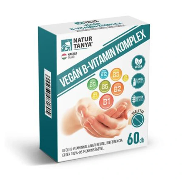 Natur Tanya® Vegán B-Vitamin Komplex tabletta