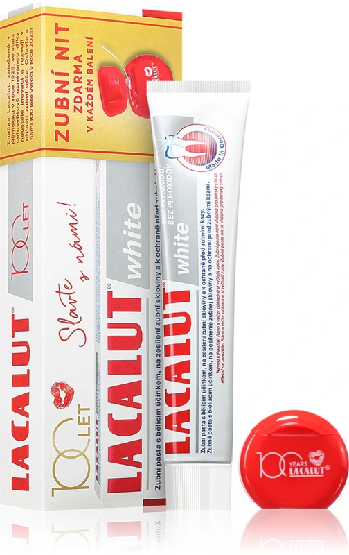Lacalut White Fogkrém + fogselyem