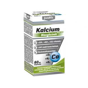 Jutavit Kalcium-Biszglicinát+D3+K2+K1 kapszula