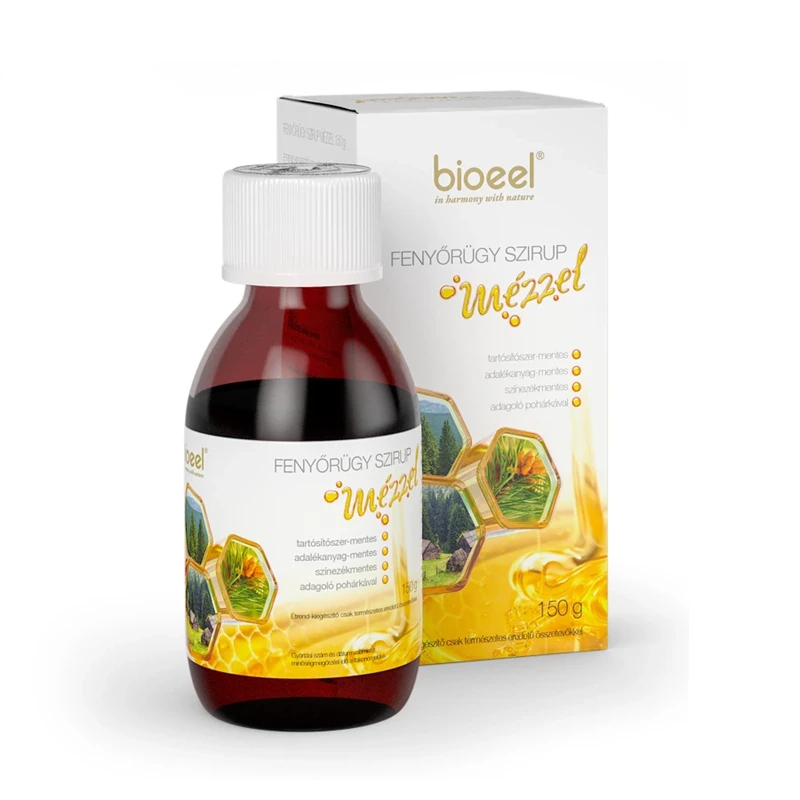 Bioeel Fenyőrügy szirup mézzel - 150gr