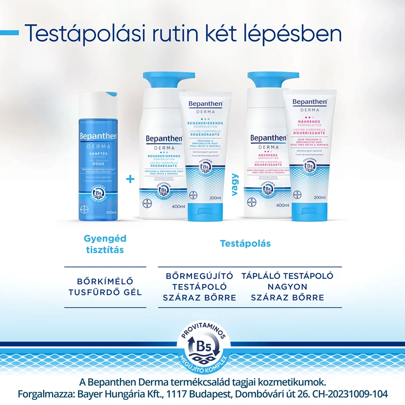 Bepanthen Derma Bőrmegújító testápoló