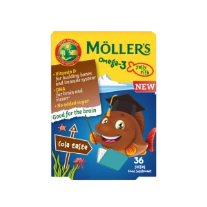 Möller’s Omega-3 halacska gumivitamin kóla