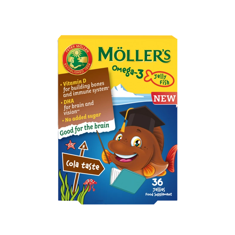 Möller’s Omega-3 halacska gumivitamin kóla
