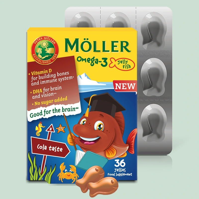 Möller’s Omega-3 halacska gumivitamin kóla