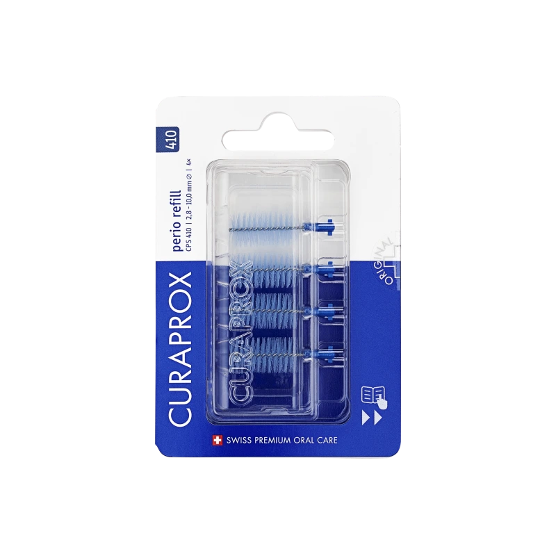 Curaprox CPS 410 Perio kék fogköztisztító kefe
